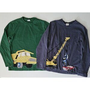Hanna Andersson 150 12 Construction Tee Top T-Shirt Lot